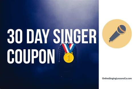 30daysinger|30 day singer coupon code.